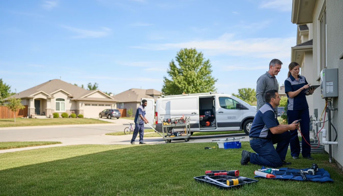 Tankless water heater service in Satin, TX